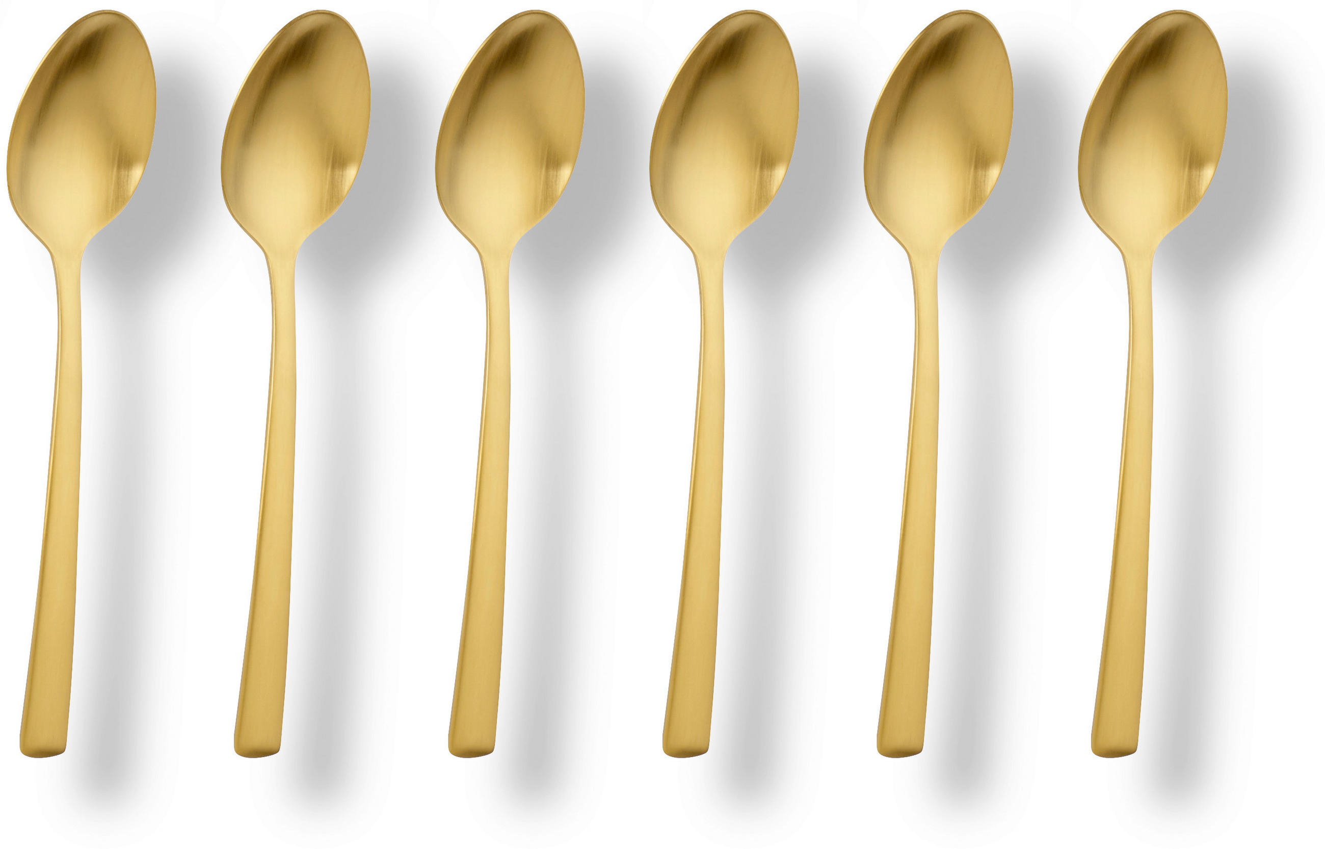 KAFFEELÖFFELSET - Goldfarben, Basics, Metall (13,7cm) - Echtwerk