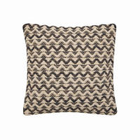 UKRASNI JASTUČIĆ   LOUMEO  - bež/crna, Basics, tekstil (40/40cm)