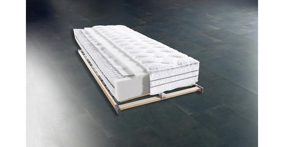 MATRATZENSET 90/200 cm - Birkefarben, Basics, Holz (90/200cm) - Novel