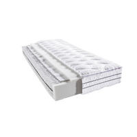 LEŽIŠČE Z ŽEPKASTIM VZMETENJE 120/200 cm  - bela, Basics, tekstil (120/200cm)