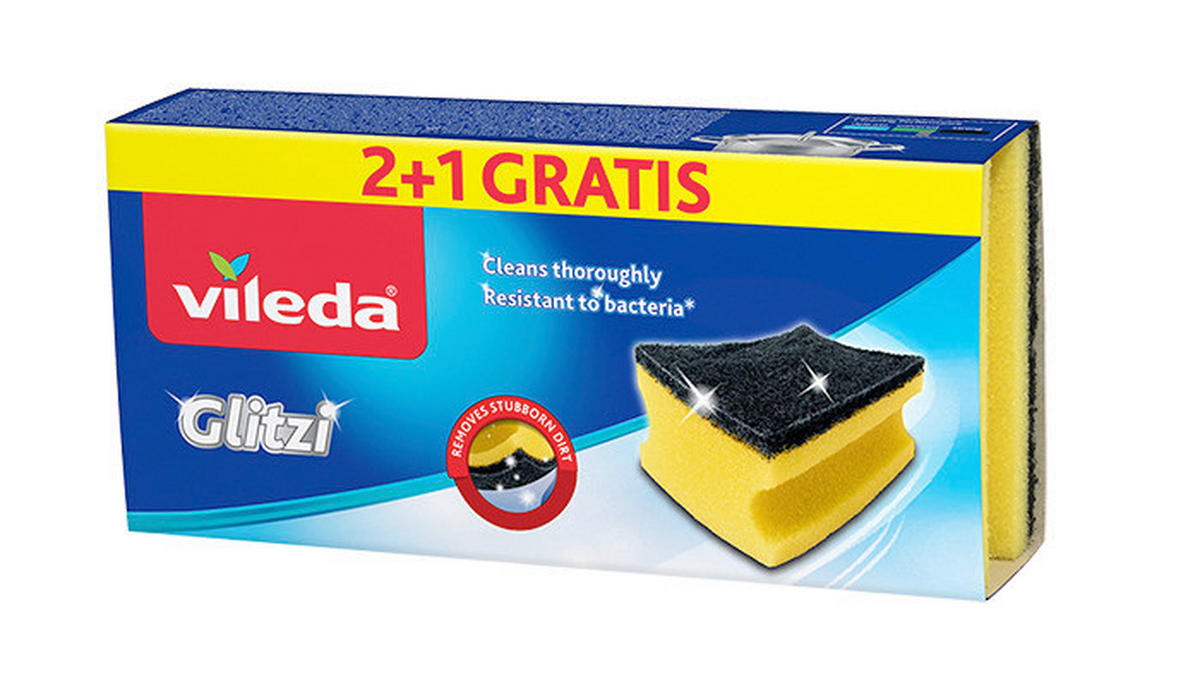 Burete - galben, Basics, plastic (19.5/9/4cm) - Vileda