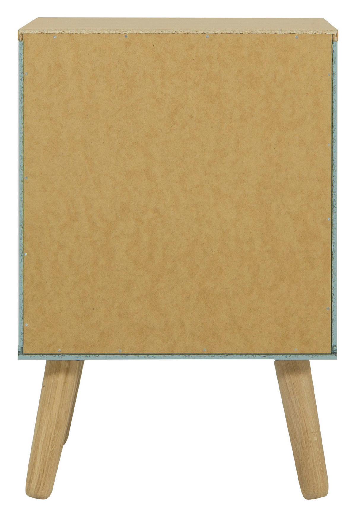 NOČNÍ STOLEK K POSTELI, barvy dubu, mátově zelená, 40/60/43 cm - barvy dubu/mátově zelená, Design, dřevo/kompozitní dřevo (40/60/43cm)