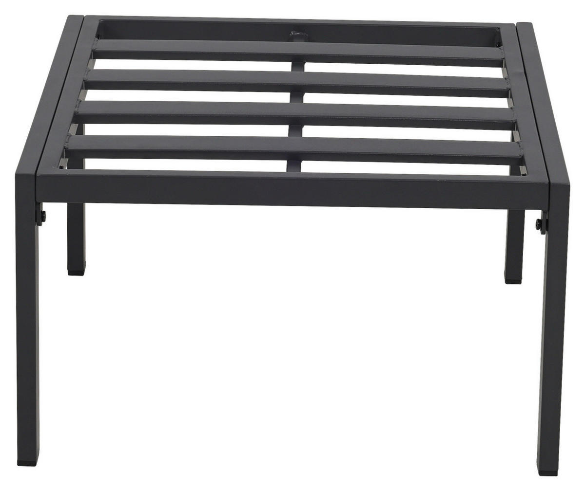 GARTENSET Webstoff Eisen  - Grau, Design, Textil/Metall (165/77/84cm) - Ambia Garden