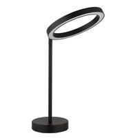 LED-TISCHLEUCHTE GRENVIX 27,6/20/32,8 cm   - Opal/Schwarz, Design, Kunststoff/Metall (27,6/20/32,8cm) - Globo