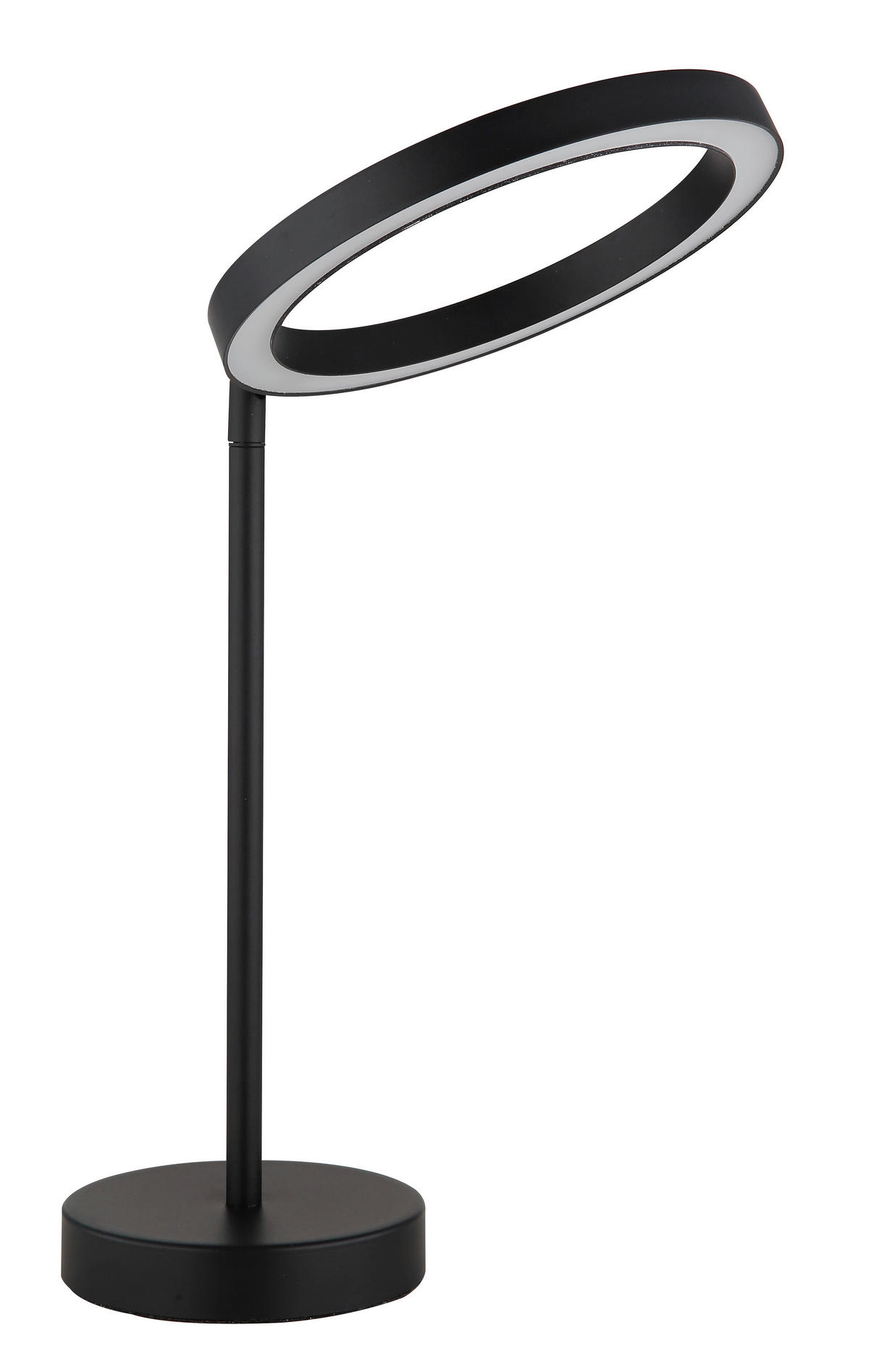 LED-TISCHLEUCHTE GRENVIX 27,6/20/32,8 cm   - Opal/Schwarz, Design, Kunststoff/Metall (27,6/20/32,8cm) - Globo