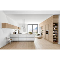 EINBAUKÜCHE   - Eichefarben/Weiß, Design, Holzwerkstoff - Dieter Knoll