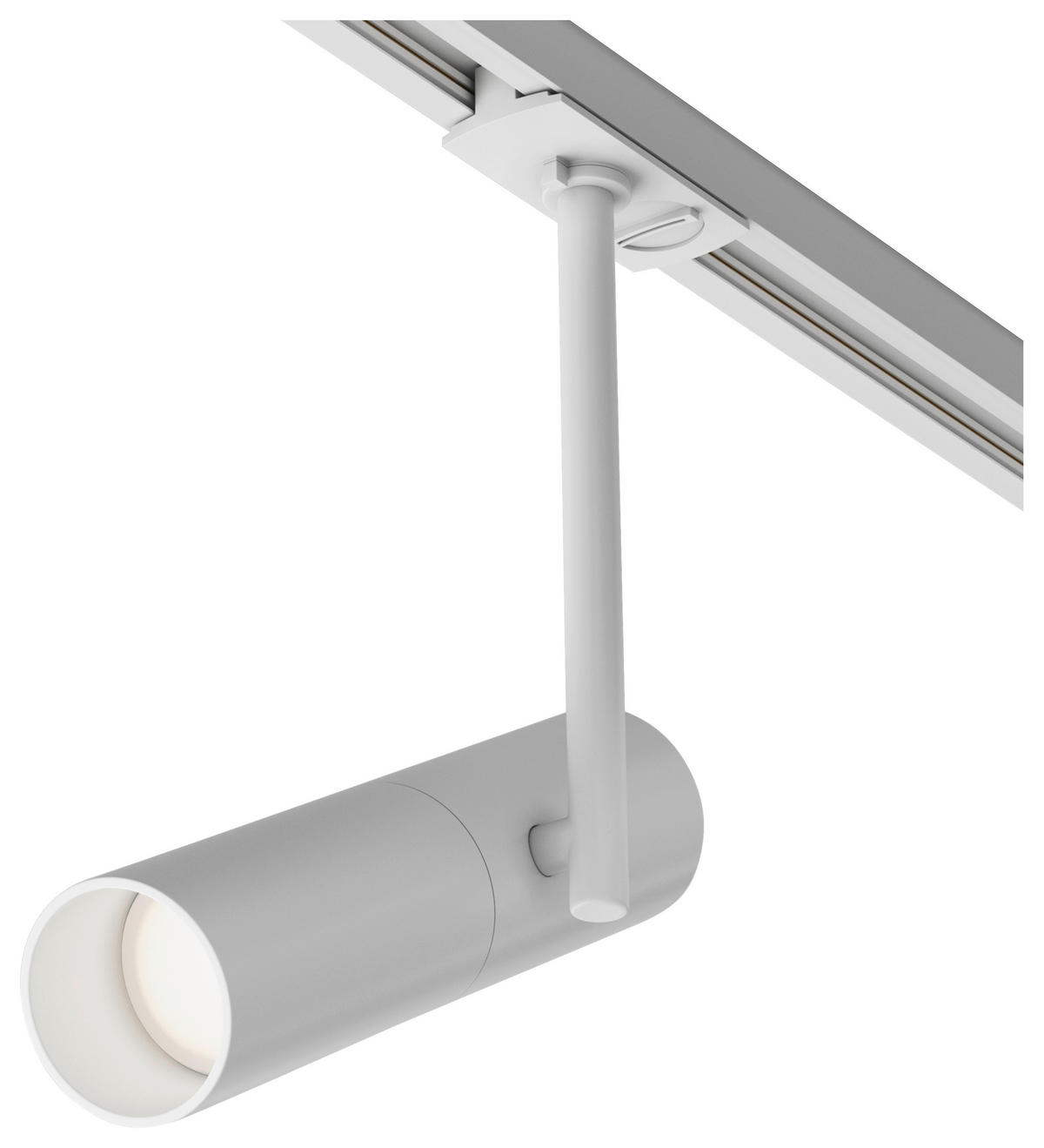 SCHIENENSYSTEM-STRAHLER - Weiss, Basics, Metall (8,1/28/20cm) - MAYTONI