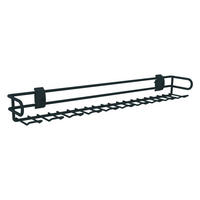 DRŽAČ ZA KRAVATE antracit   46,5/6,7/8,6 cm    - antracit, Moderno, metal (46,5/6,7/8,6cm) - Hom`in