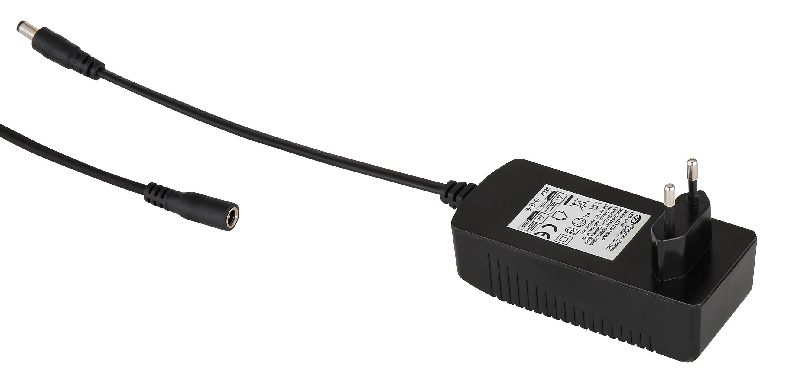 Thumbnail - Globo Led-Stehleuchte Illa, Schwarz, Metall, Kunststoff, Holzwerkstoff, F, 20x150x25 cm, Fußschalter, Lampen & Leuchten,...