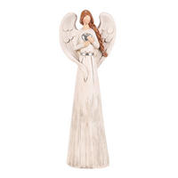 VÁNOČNÍ FIGURKA - béžová, Basics, plast (9/25/6cm)