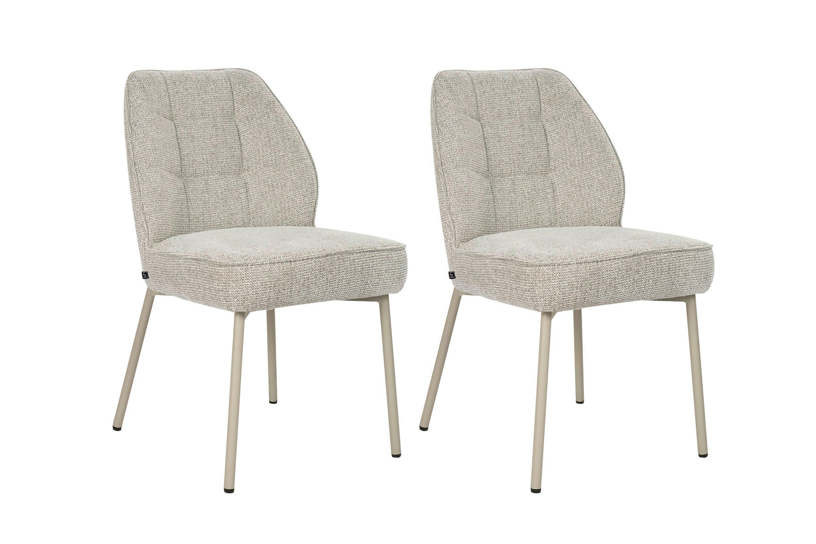 Mid.you Stuhl-Set Björn Beige 48x84x62 cm