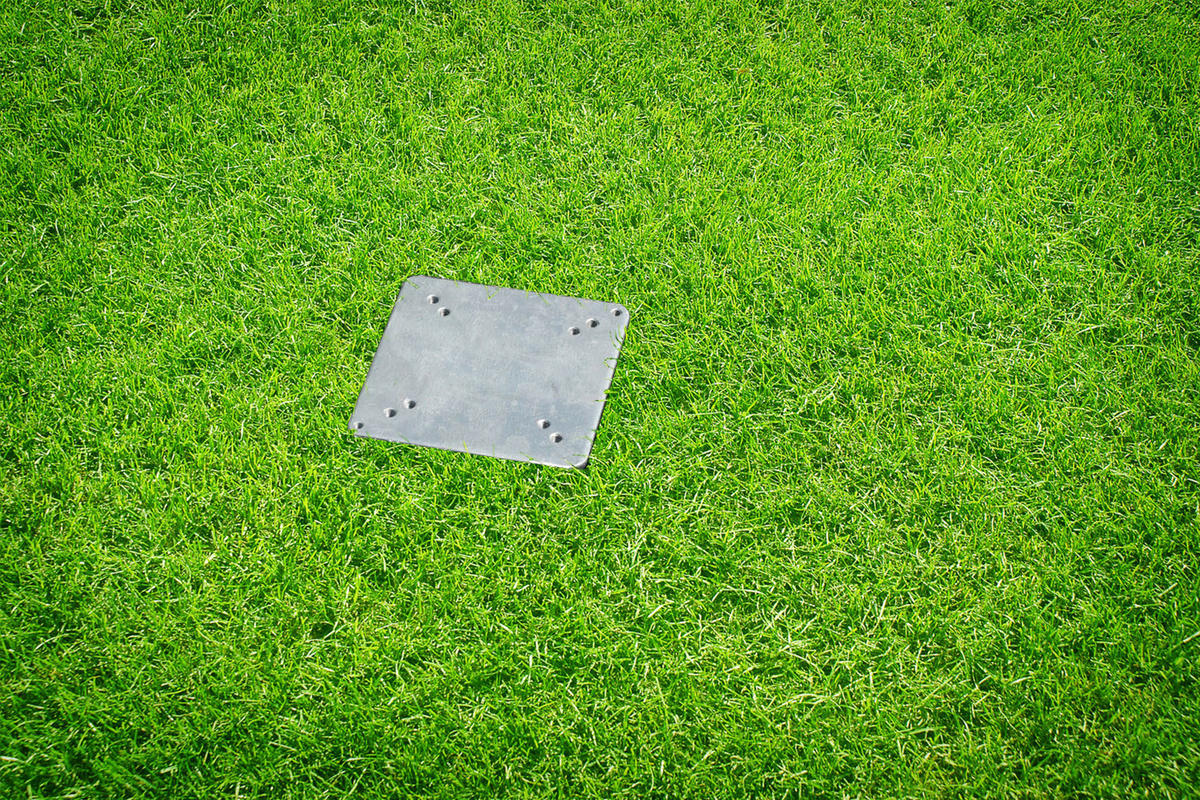 STOJAN DO ZEMĚ 16/58 cm - barvy stříbra, Basics, kov (16/58cm) - Schneider