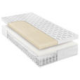 TASCHENFEDERKERNMATRATZE 90/200 cm Höhe ca. 23 cm  - Weiß, Basics, Textil (90/200cm) - Novel