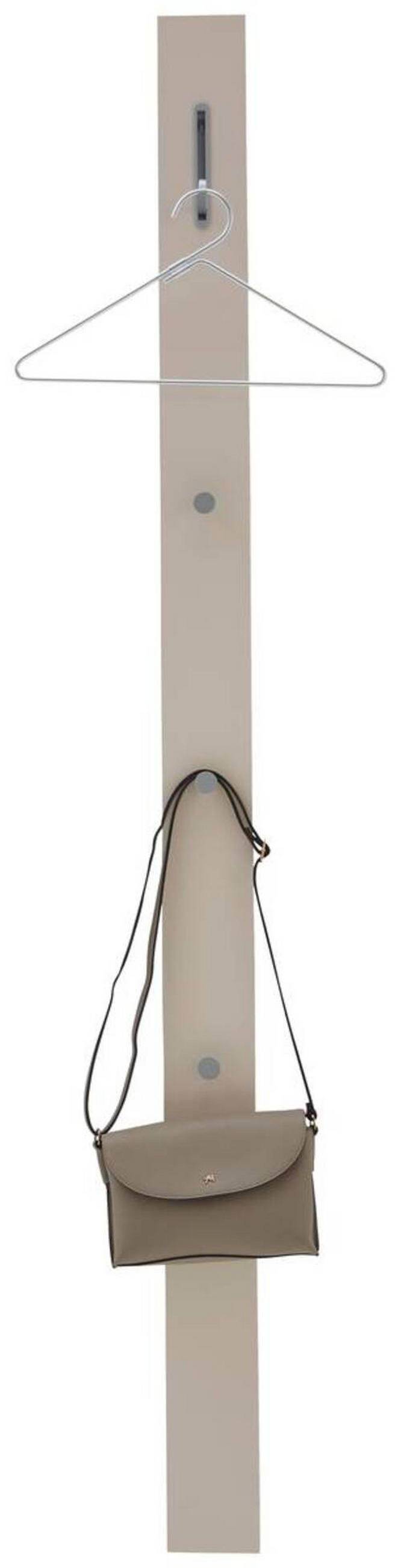 GARDEROBENPANEEL  in 10/165/5 cm  - Sandfarben, Design, Holzwerkstoff/Metall (10/165/5cm) - Dieter Knoll