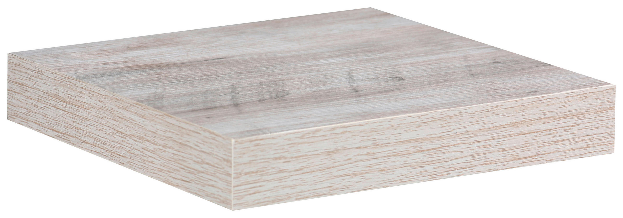 WANDBOARD Weiß, Eichefarben  - Eichefarben/Weiß, Design, Holzwerkstoff (23,5/3,8/23,5cm) - Carryhome