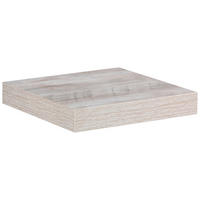 WANDBOARD Weiß, Eichefarben  - Eichefarben/Weiß, Design, Holzwerkstoff (23,5/3,8/23,5cm) - Carryhome