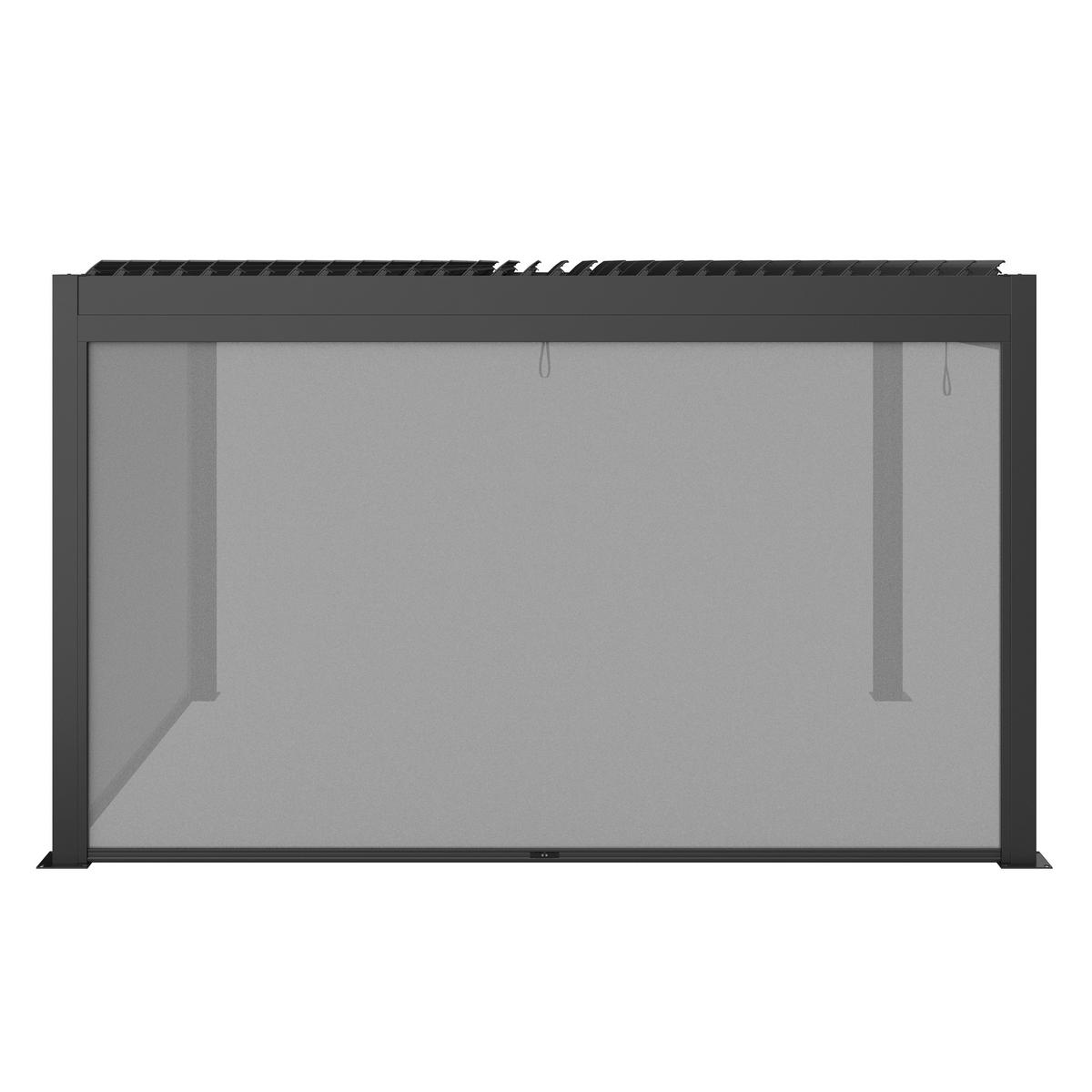 PAVILLON - Dunkelgrau/Anthrazit, Design, Textil/Metall (299/231/299cm) - Amatio
