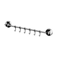 TYČ NA RUČNÍKY - barvy chromu, Basics, kov/plast (55,5/8,2/4,7cm) - Sadena