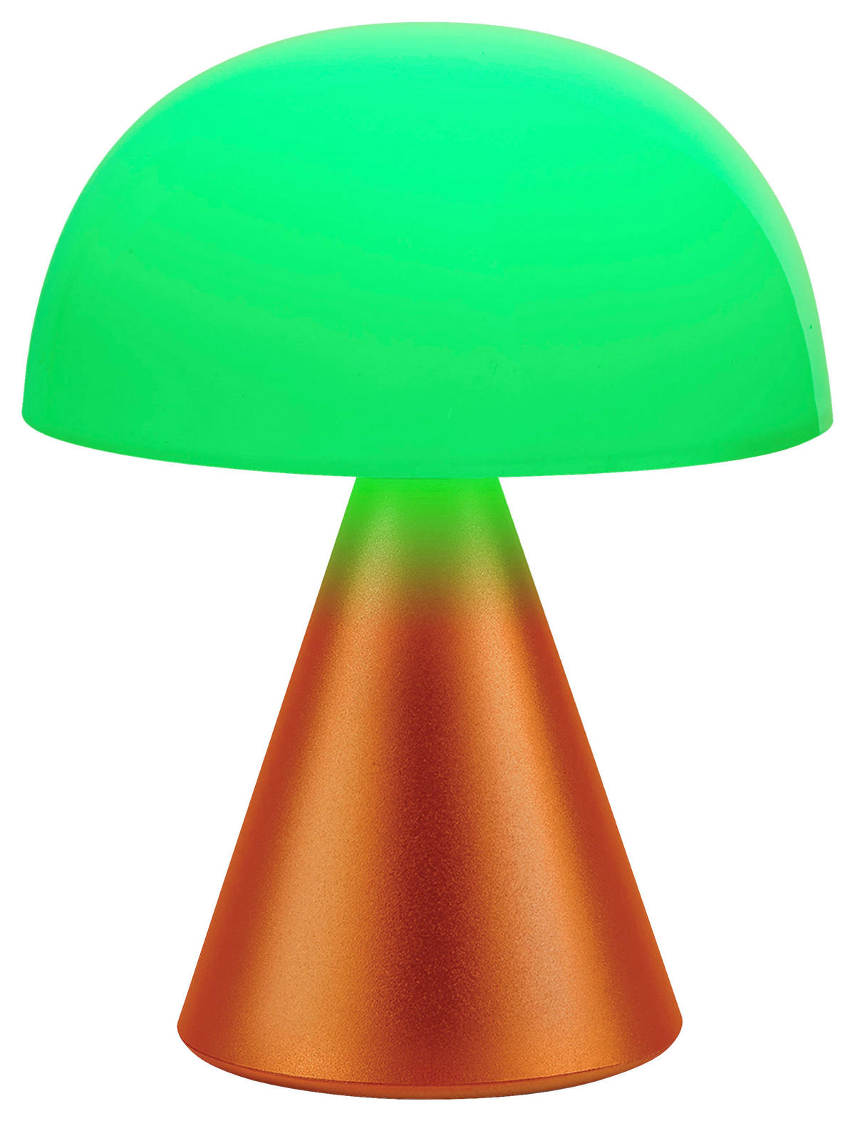 AKKU-TISCHLEUCHTE 14/17/14 cm   - Orange, Design, Kunststoff/Metall (14/17/14cm)