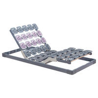 TELLERLATTENROST PREMIUM FLEX 3000 140/200 cm Kopfteil, Fußteil verstellbar, Buche  - Schieferfarben, Basics, Holz (140/200cm) - Tempur