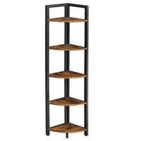 ECKREGAL - Schwarz/Braun, LIFESTYLE, Holzwerkstoff/Metall (30/150/30cm) - Boxxx