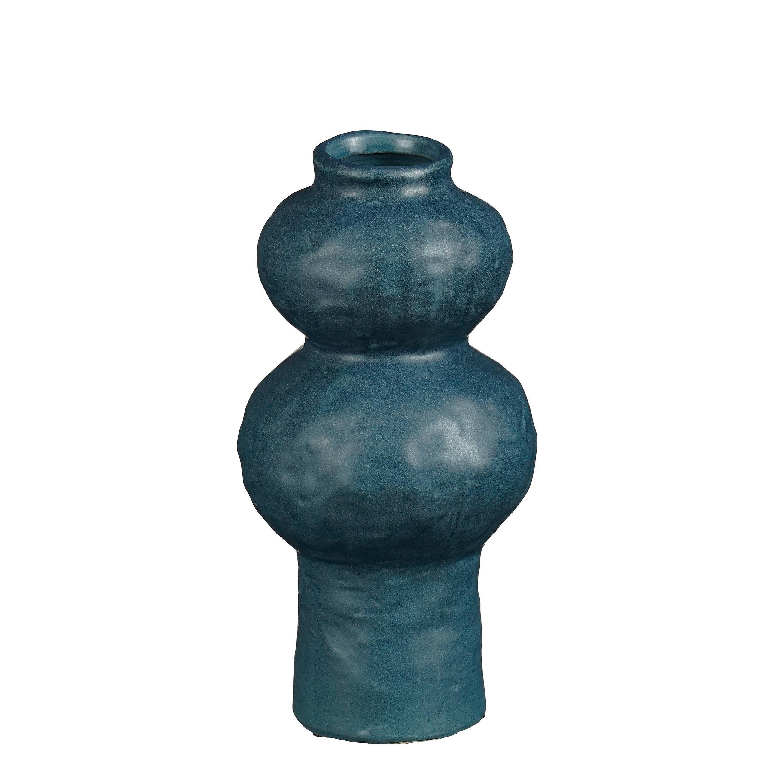 VAZA  13/26 cm    keramika  - plava, Basics, keramika (13/26cm)
