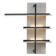 WOHNWAND 4-teilig  in Anthrazit, Hellgrau, Sahara  350/204/45 cm  - Anthrazit/Hellgrau, Design, Glas/Holzwerkstoff (350/204/45cm) - Novel
