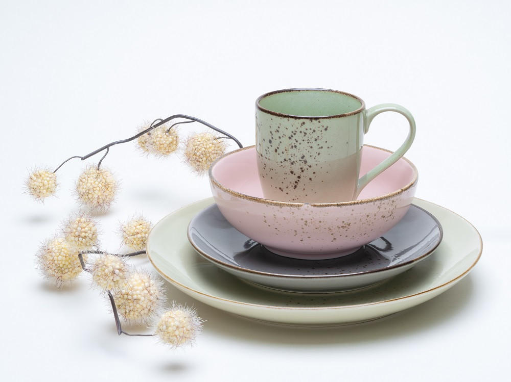 SCHÜSSELSET 6-teilig 16,5 cm  - Hellrosa, Trend, Keramik (16,5cm) - Creatable