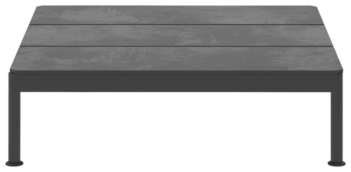 COUCHTISCH 90/90/26 cm quadratisch Anthrazit  - Anthrazit, Design, Metall (90/90/26cm) - Lomoco