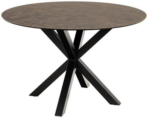 MATBORD i keramik  119/75,5 cm  - brun/svart, Trend, metall/keramik (119/75,5cm) - MID.YOU