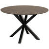 ESSTISCH in Keramik  - Schwarz/Braun, Trend, Keramik/Metall (119/75,5cm) - MID.YOU