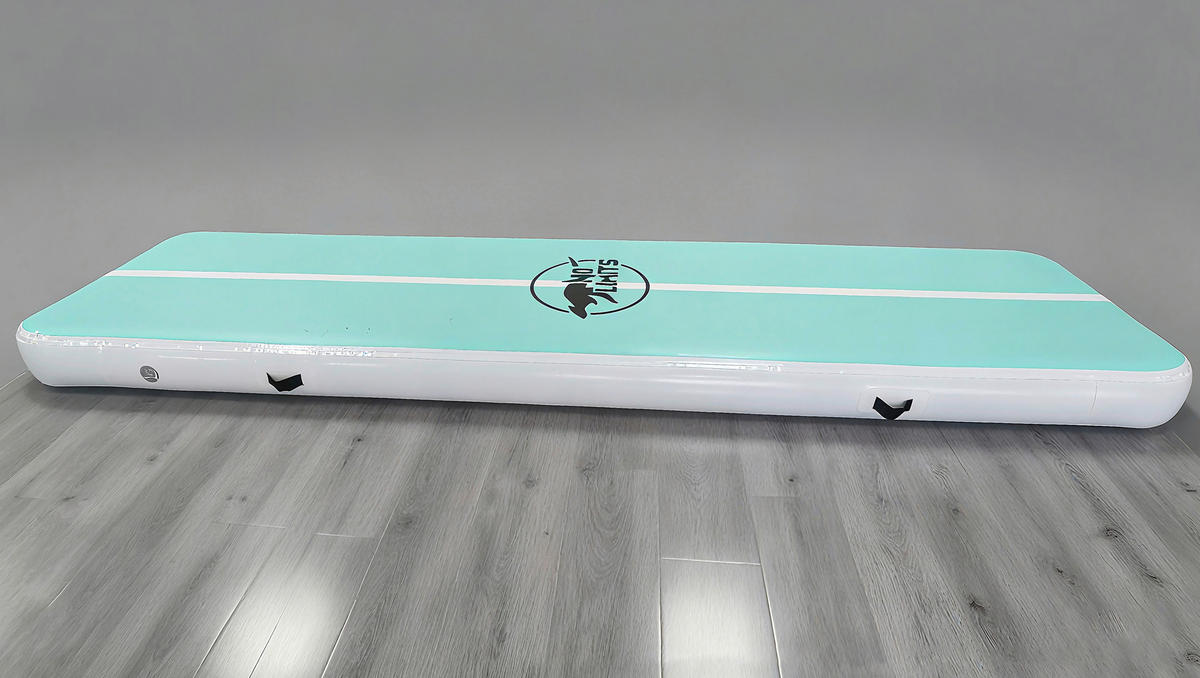 GYMNASTIKMATTE AIR MATTRESS  - Türkis/Weiß, KONVENTIONELL, Kunststoff (300/150/20cm)