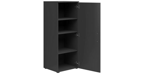 KOMMODE 45/115/40 cm in Graphitfarben - Anthrazit/Schwarz, MODERN, Holzwerkstoff/Kunststoff (45/115/40cm) - Carryhome