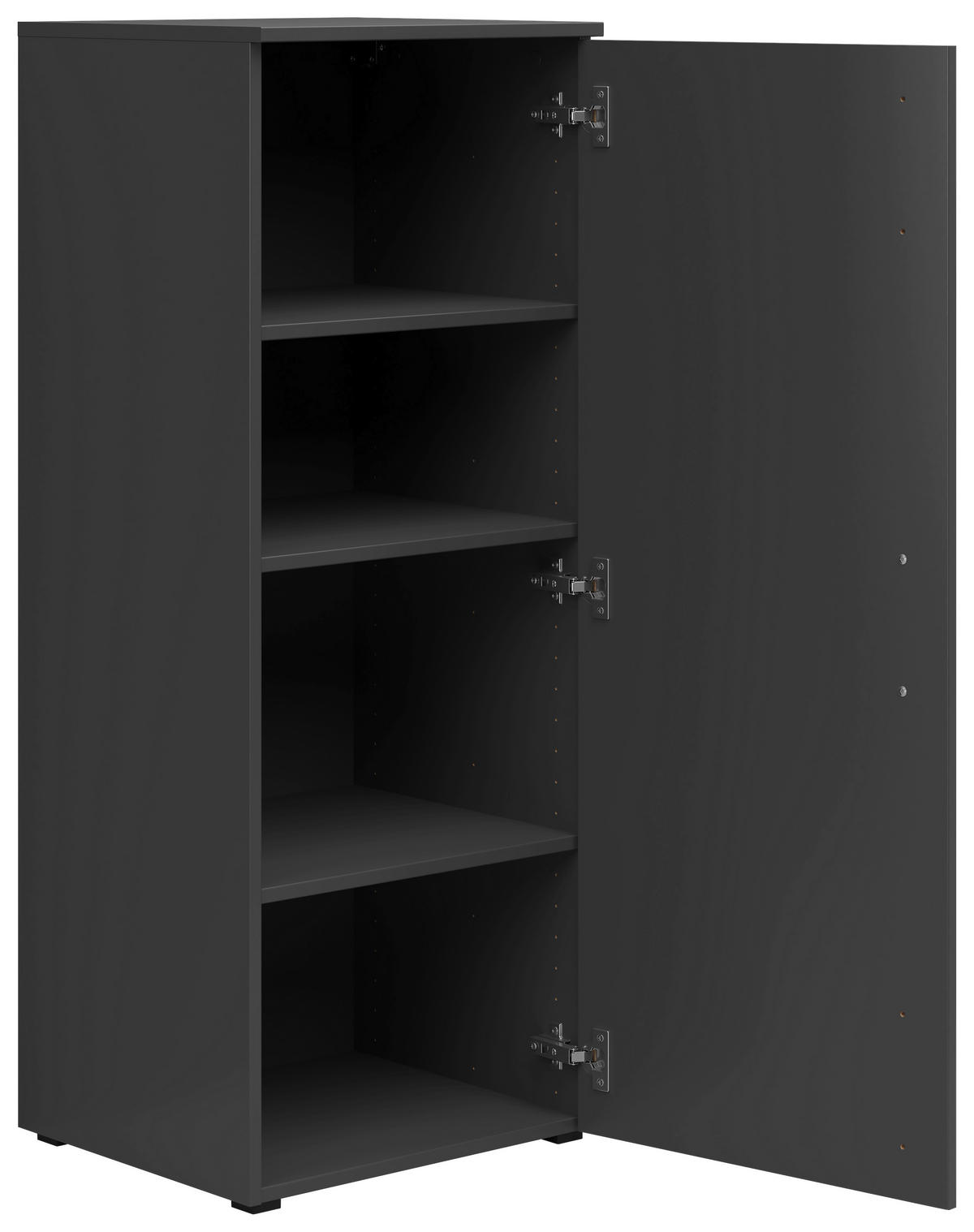 KOMMODE  in 45/115/40 cm  - Anthrazit/Schwarz, MODERN, Holzwerkstoff/Kunststoff (45/115/40cm) - Carryhome
