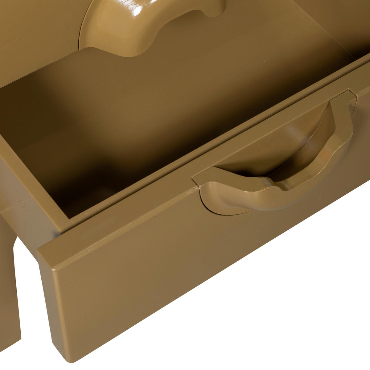 KOMMODE Merge, 44/57/45 cm, 2 Schublade(n)  - Honig, Design, Holz/Metall (44/57/45cm) - Livetastic