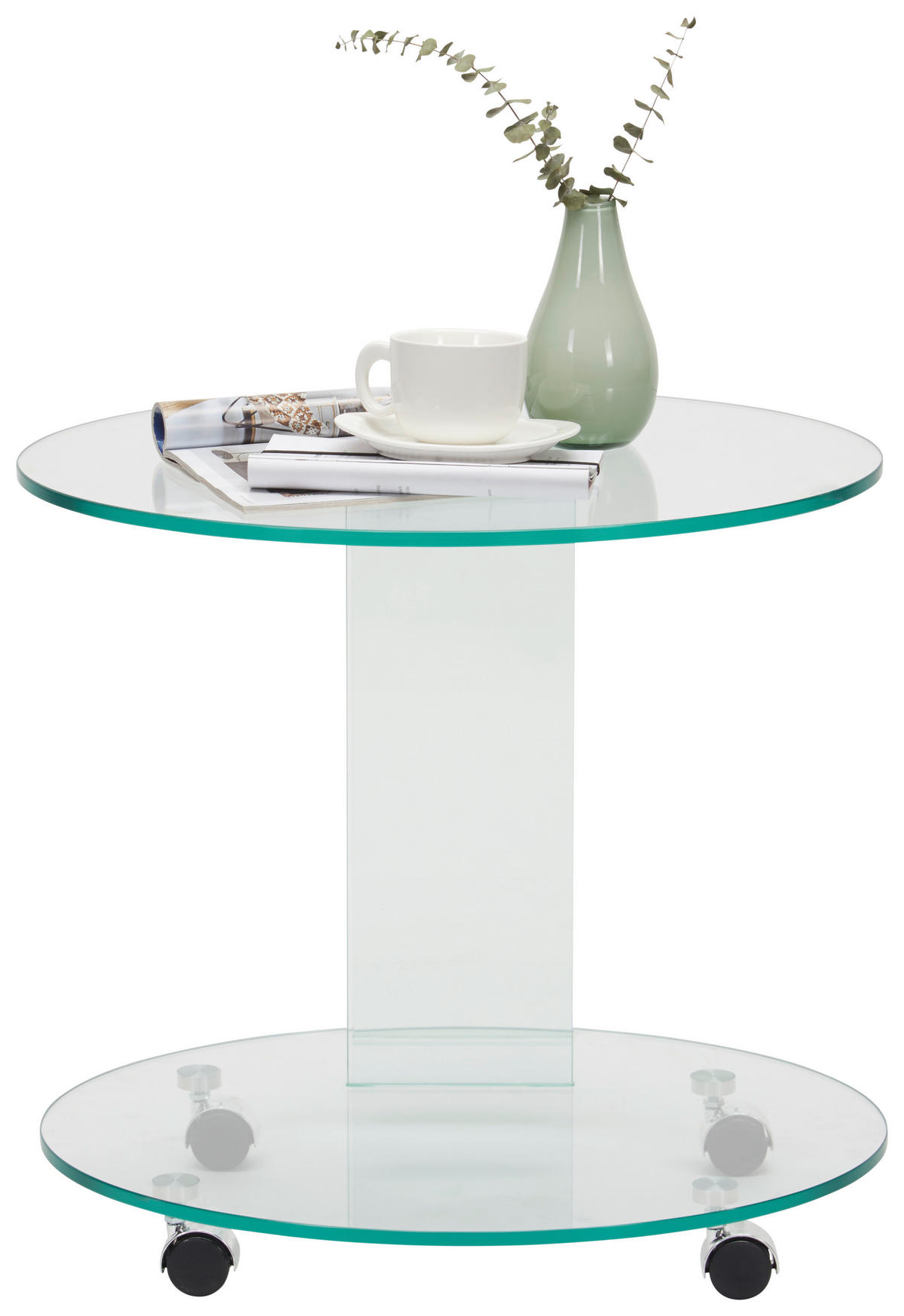 SIDOBORD i glas 55/45/51 cm  - Design, glas (55/45/51cm) - Xora