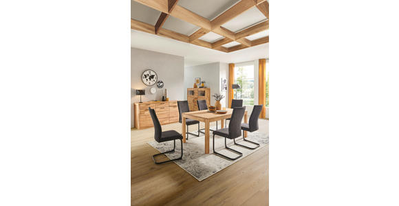 ESSTISCH in Holz 160/90/75 cm  - Wildeiche, Natur, Holz (160/90/75cm) - Carryhome