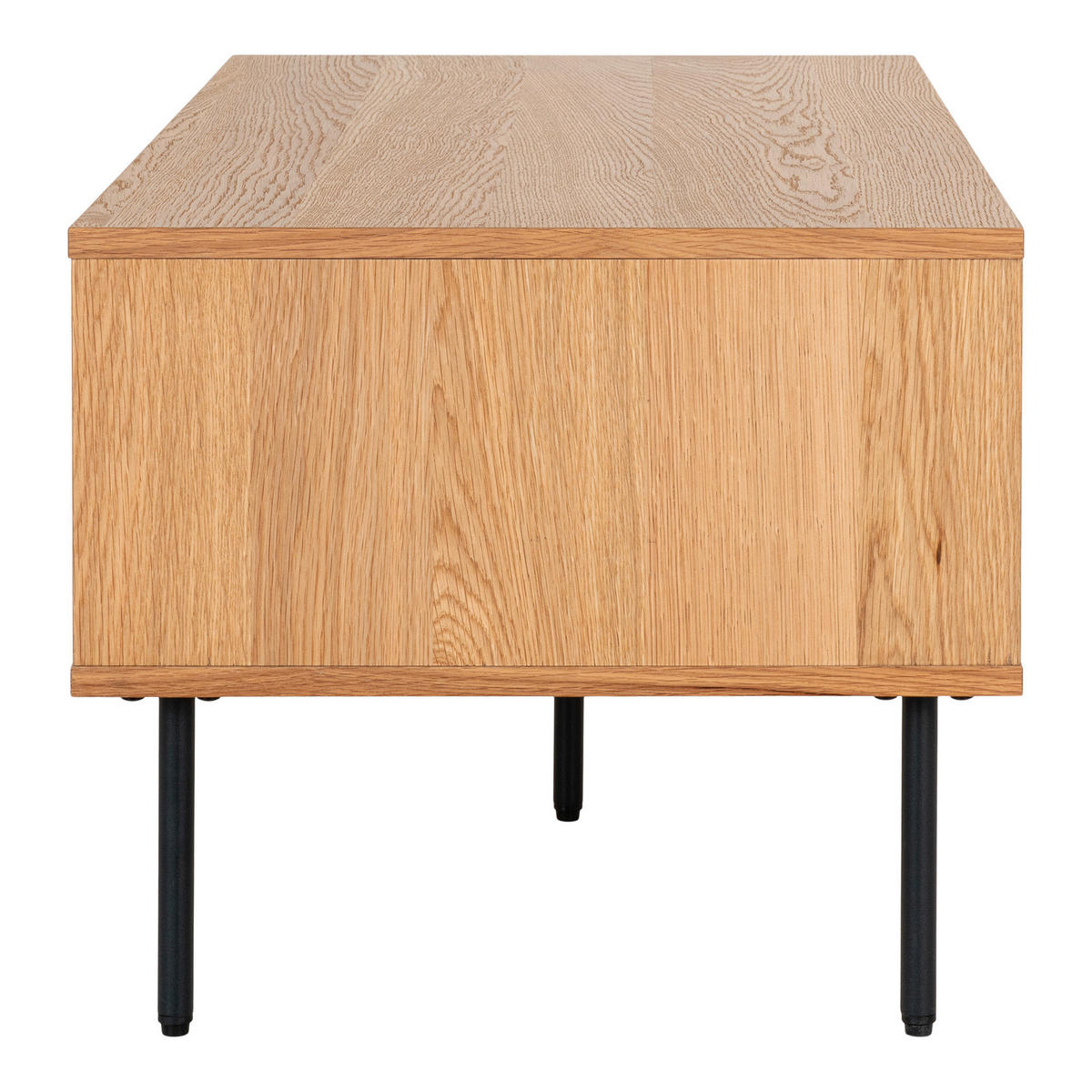 COUCHTISCH Eiche 100/50/45 cm Eichefarben  - Eichefarben/Schwarz, Design, Holz/Holzwerkstoff (100/50/45cm) - MID.YOU