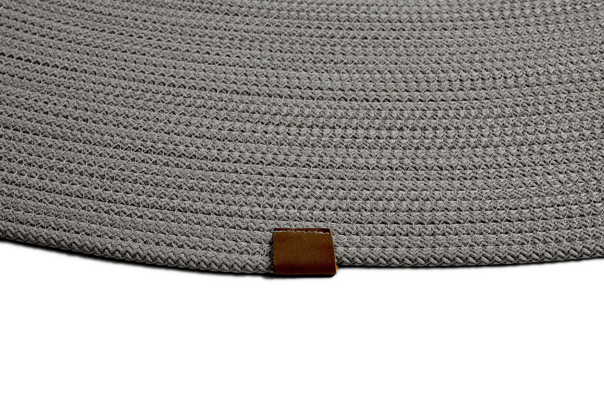 WEBTEPPICH 120 cm Paris Grau rund  - Grau, Basics, Textil (120cm) - Astra