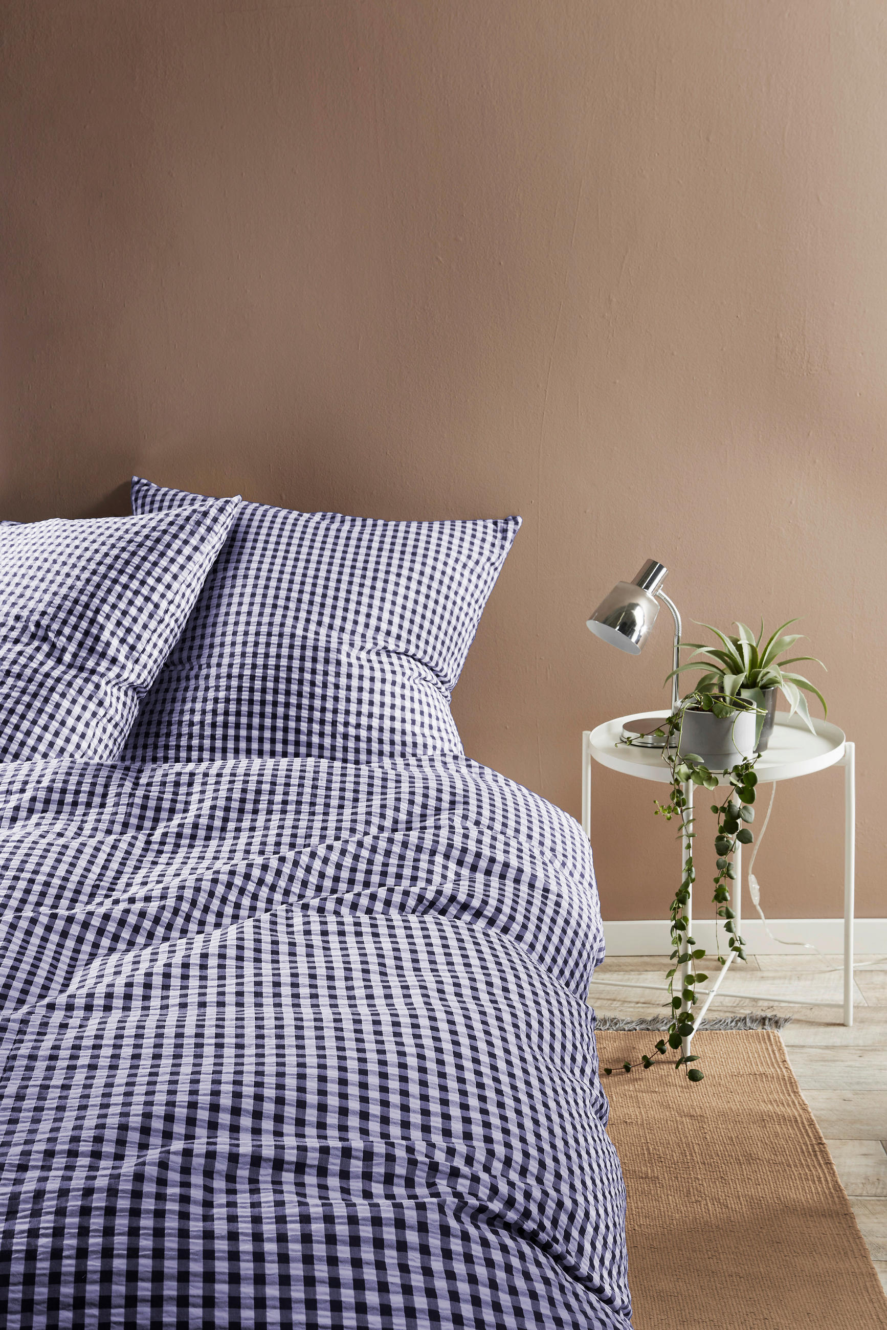 BETTWÄSCHE Rio Seersucker 155/200 cm  - Dunkelblau, Basics, Textil (155/200cm) - Fleuresse