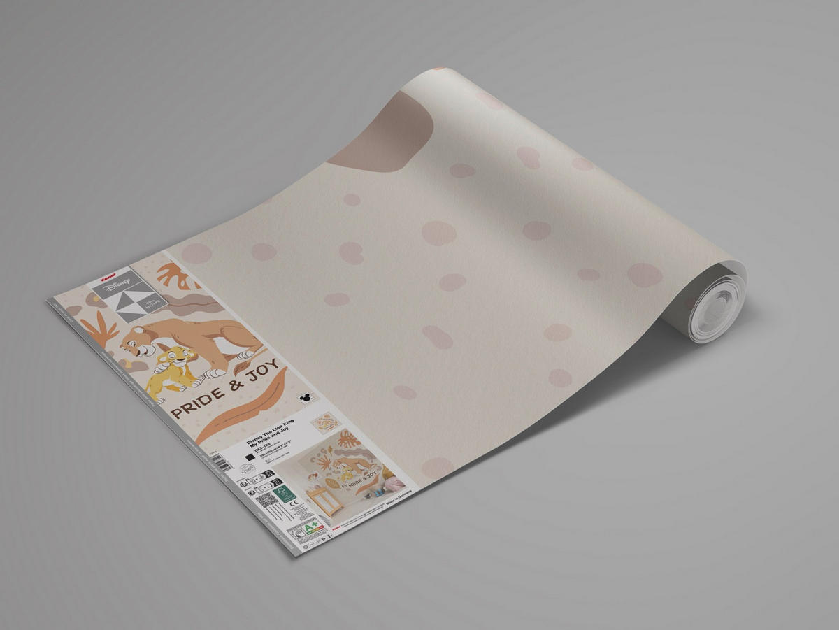FOTOTAPETE THE LION KING MY PRIDE AND JOY  - Braun, Design, Textil (250/250cm) - Disney