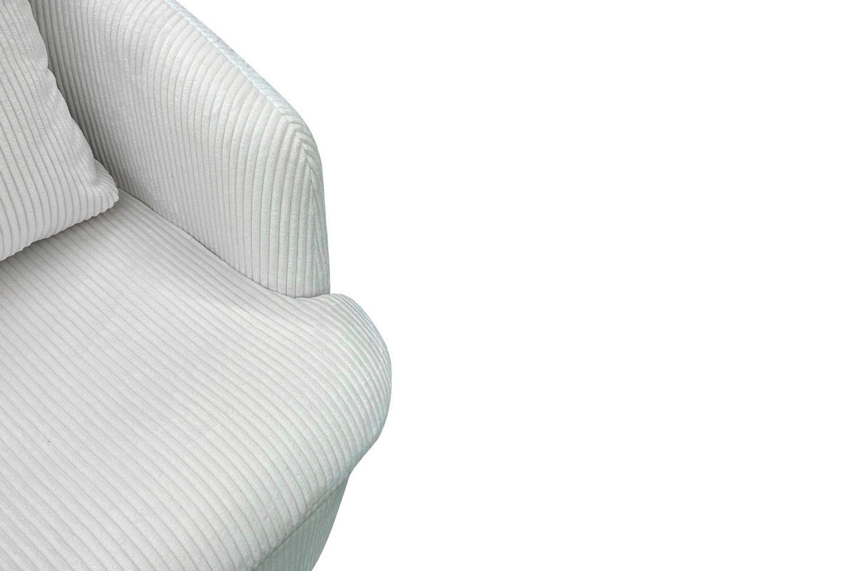 SESSEL in Cord Elfenbein  - Elfenbein, Basics, Textil (72/78/77cm) - MID.YOU