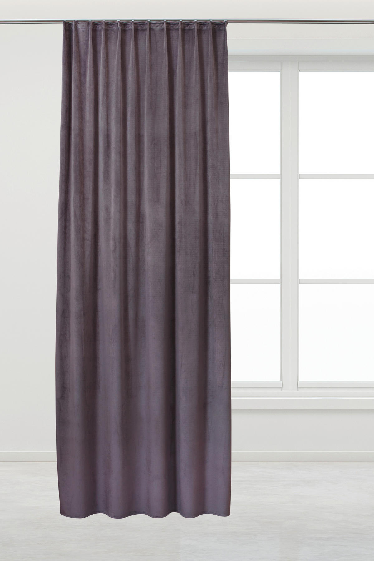 FERTIGVORHANG  - Grau, Basics, Textil (140/245cm)