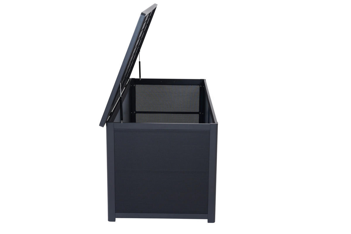  KISSENBOX 79,3/75/181 cm Metall, Kunststoff Anthrazit  - Anthrazit, Basics, Kunststoff/Metall (79,3/75/181cm) - Siena Garden