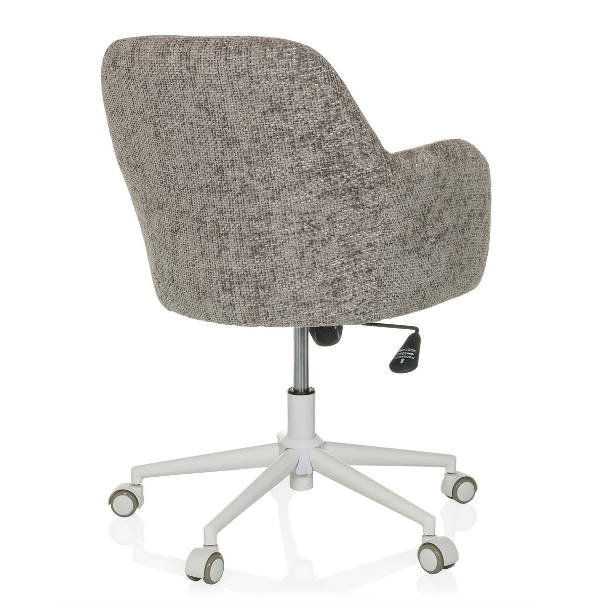 DREHSTUHL Grau  - Weiß/Grau, MODERN, Kunststoff/Textil (58/78/60cm) - MID.YOU