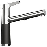 KÜCHENARMATUR 554120STO  - Chromfarben/Dunkelgrau, Basics, Stein/Metall (5,2/23,3/20,9cm) - Schock