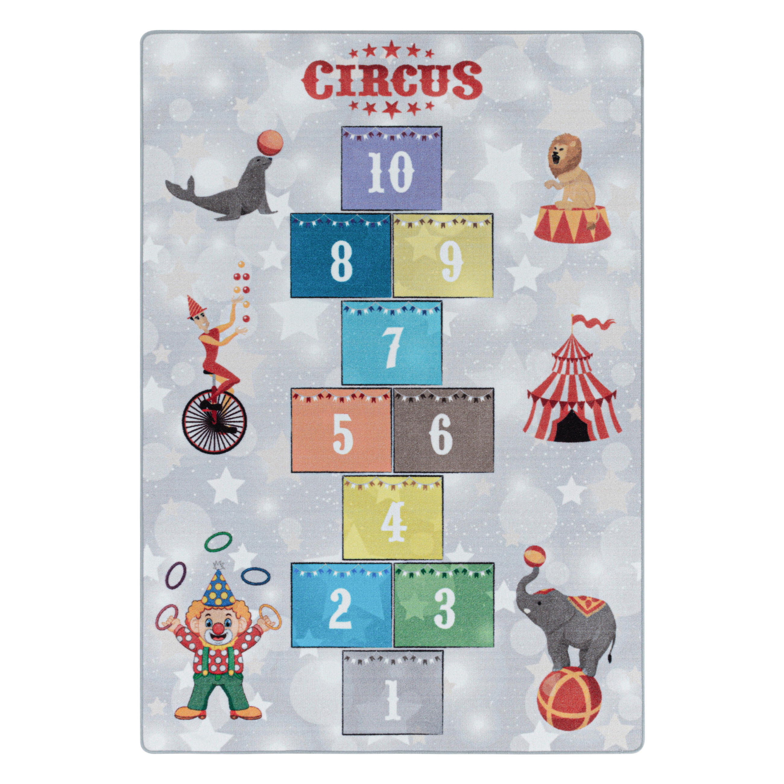 SPIELTEPPICH 140/200 cm Play 2909 grau  - Grau, Trend, Kunststoff/Textil (140/200cm)