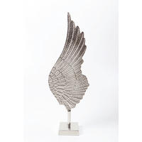 SOŠKA - barvy niklu, Design, kov/kámen (22,5/64,5/11,5cm) - Ambia Home