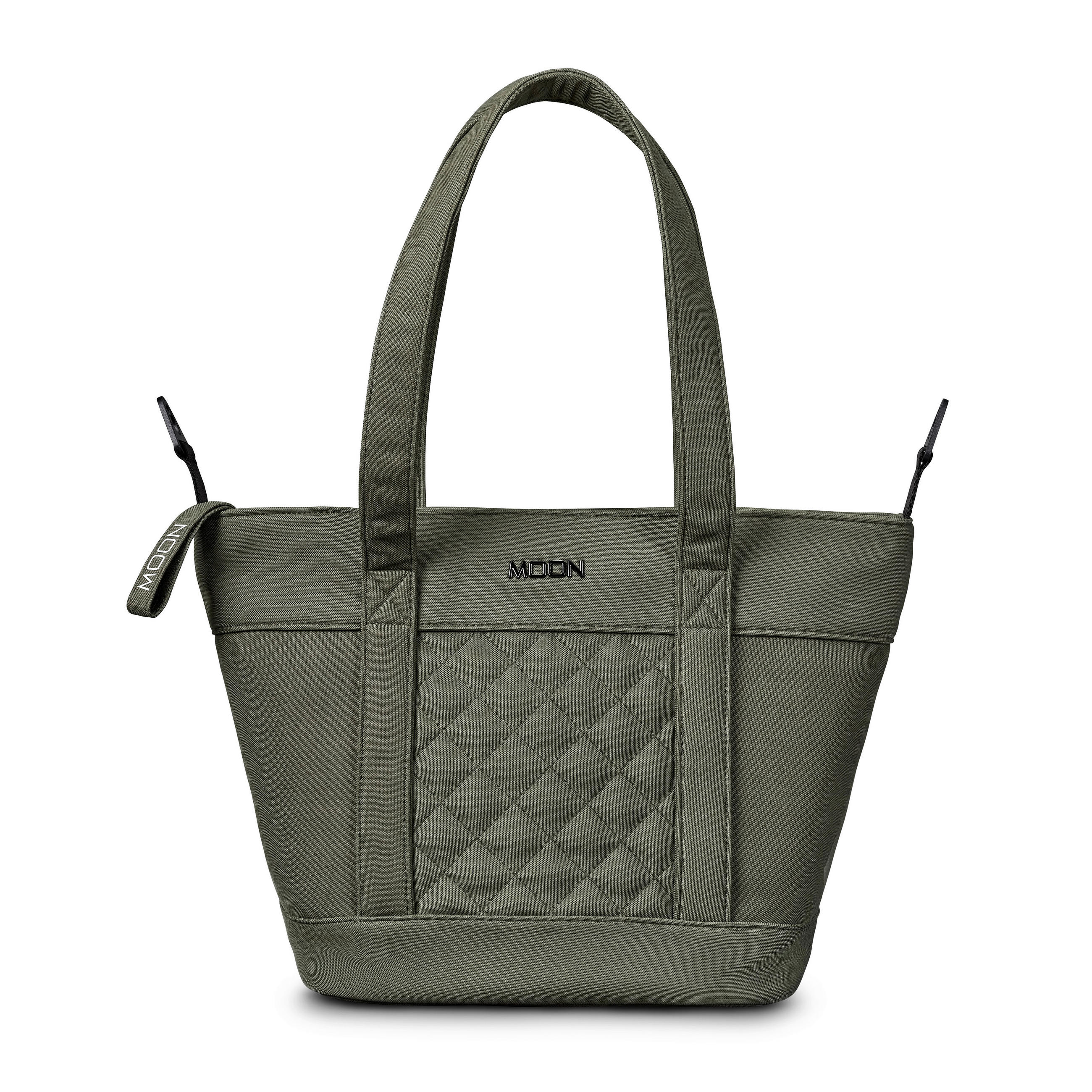 WICKELTASCHE V-Shape Bag  - Olivgrün, Basics, Textil (41/16/28cm) - Moon