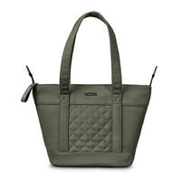 WICKELTASCHE V-Shape Bag  - Olivgrün, Basics, Textil (41/16/28cm) - Moon